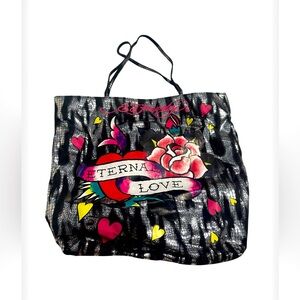 Original Ed Hardy tote “eternal love”